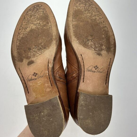 Patricia Nash Womens Carla Leather Closed Toe Ankle, Tan Leather Size 7 - Picture 5 of 6